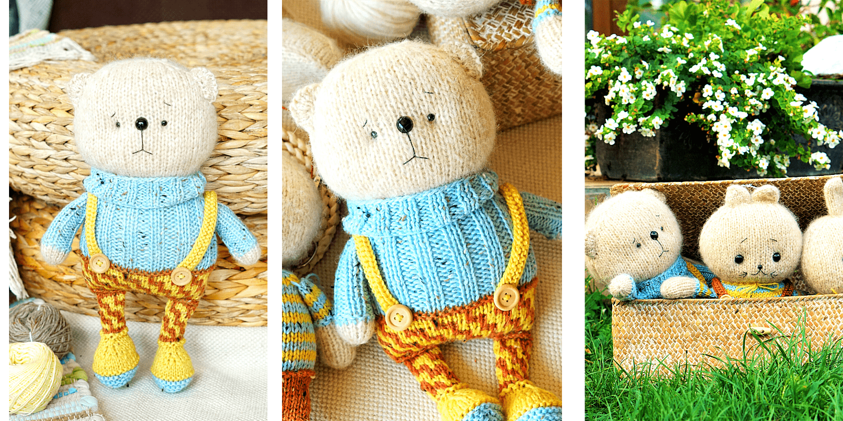 Knitting Pattern: Cozy Friends - Teddy Bear Knitting Pattern: Cozy Friends - Teddy Bear